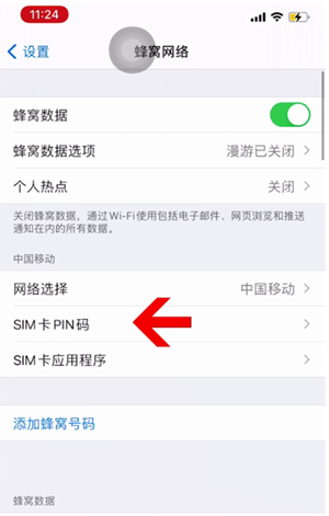 玉龙苹果14维修网分享如何给iPhone14的SIM卡设置密码 